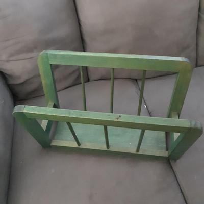 Magazine Rack- Painted wood