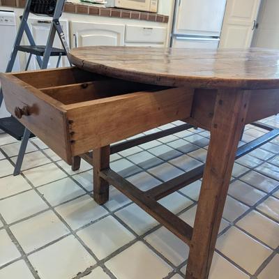 Antique French Dining Table 