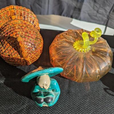 Glass Pumpkin - Turkey - Figurine