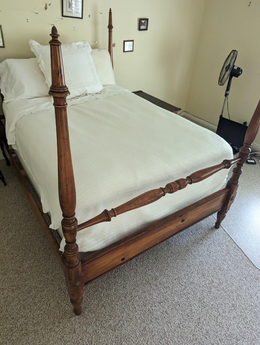 Antique Full Bed & Mattress