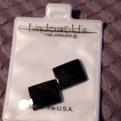 Pair of 2ct. Square Black Onyx Gemstones
