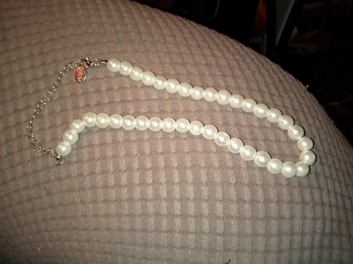 18" cultured pearl necklace