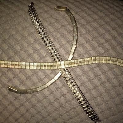 3 10k white gold ladies watch bands