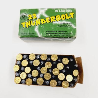 . 22 THUNDERBOLD LONG RIFLE AMMO