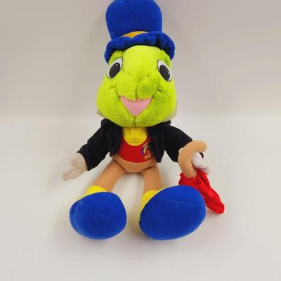 WALT DISNEY MATTEL COLLECTABLE STUFFIE JIMINY CRICKET