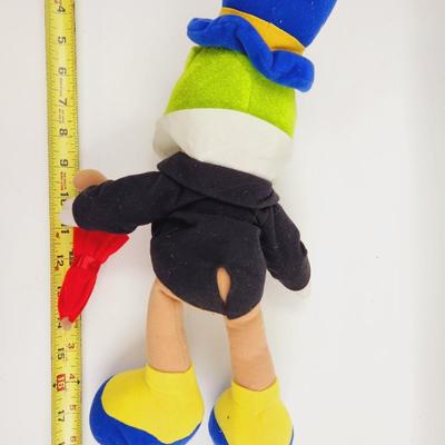 WALT DISNEY MATTEL COLLECTABLE STUFFIE JIMINY CRICKET