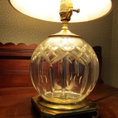 Crystal Lamp with Shade (#253)