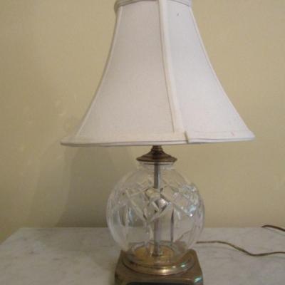 Waterford Crystal Lamp with Shade (#248)