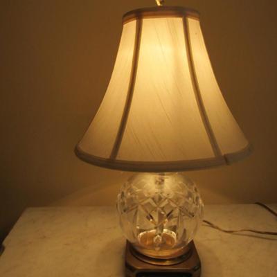 Waterford Crystal Lamp with Shade (#248)