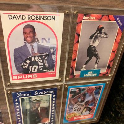 David Robinson NBA Collectors Lot Signed