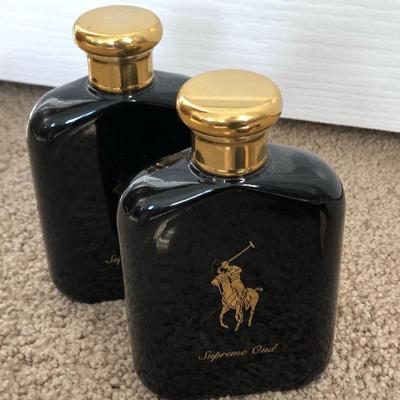 Two full bottles Menâ€™s Polo Ralph Lauren SUPREME OUD  eau de parfume 4.2 fl oz (24M)