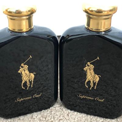 Two full bottles Menâ€™s Polo Ralph Lauren SUPREME OUD  eau de parfume 4.2 fl oz (24M)