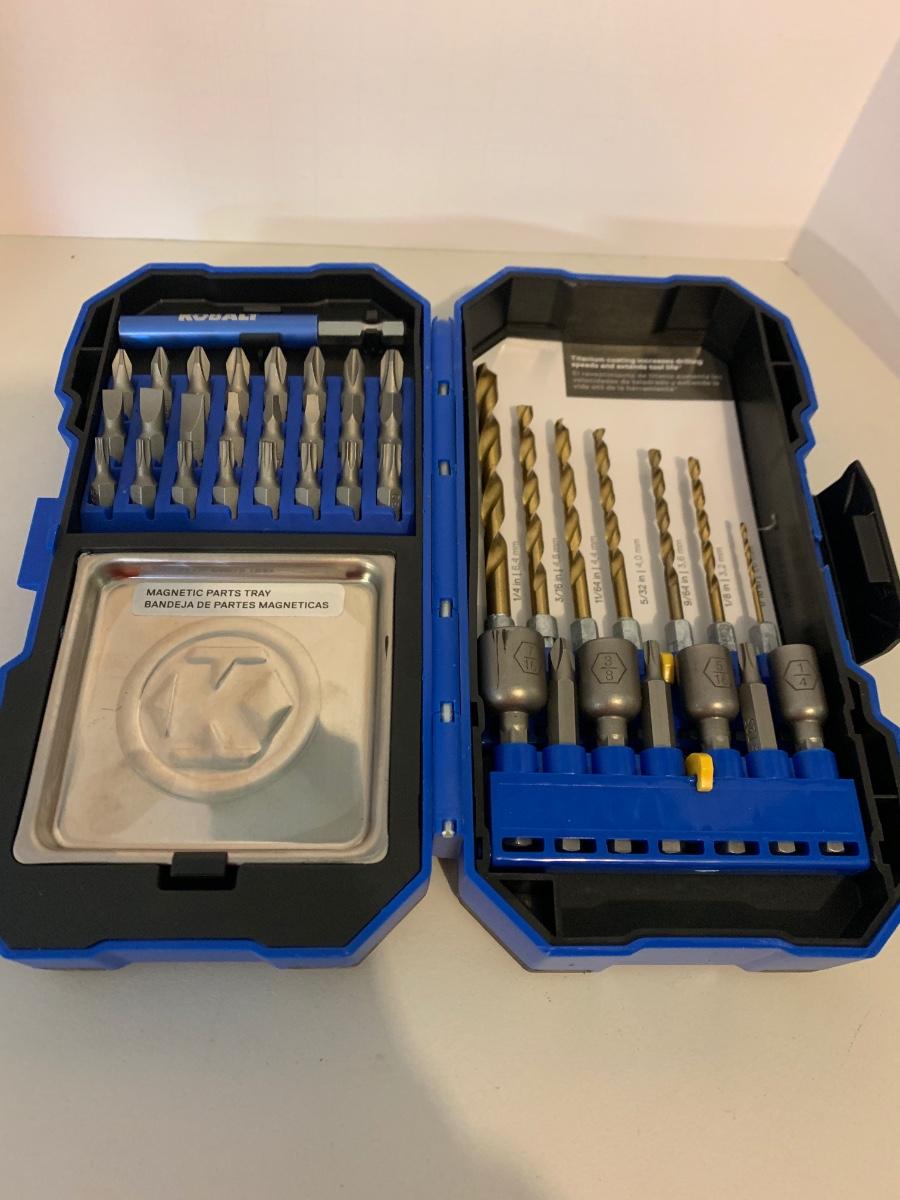 Kobalt Drill Bit Set In Case