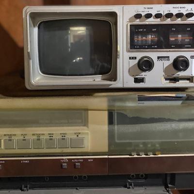 Old stereo and TV