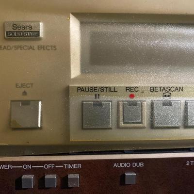 Old stereo and TV