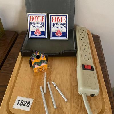 Card box with cards