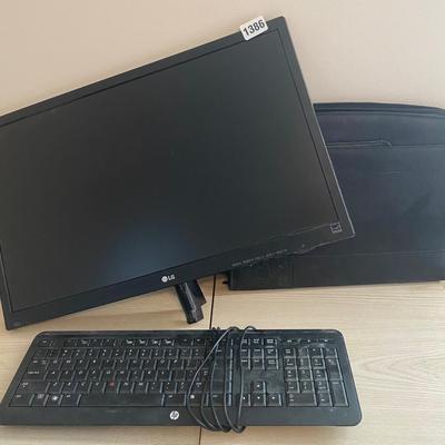 Monitor and key board