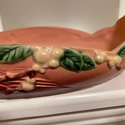 Roseville oval decorative pottery