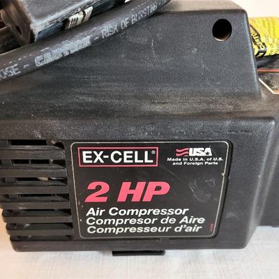 Lot #108 Ex-Cell 2 Horsepower Air Compressor