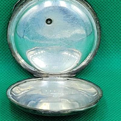 A.W. Witham Sterling Pocket Watch