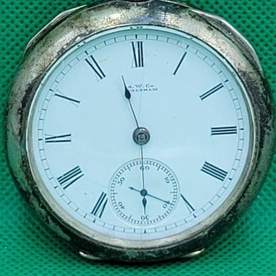 A.W. Witham Sterling Pocket Watch