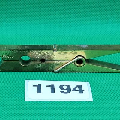 Italian Brass Clothes Pin