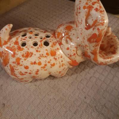 Vintage Abstract Pottery - Hippo Stem Holder/Flower Pot Art