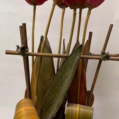 Faux Tulip Flower Arrangement
