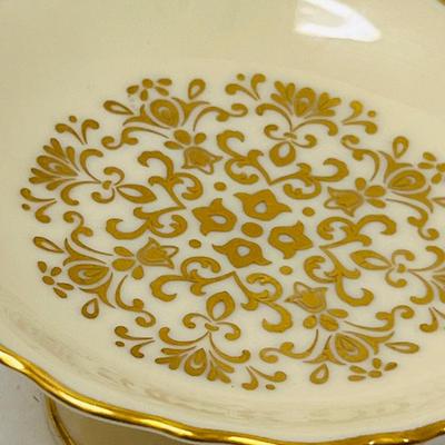 Vintage Lenox Fluted Pedestal Candy Dish