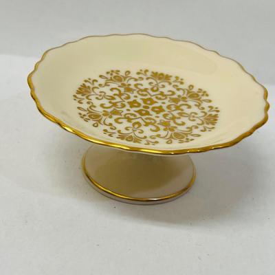 Vintage Lenox Fluted Pedestal Candy Dish