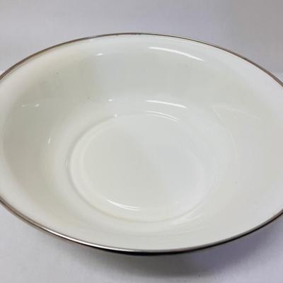 Pottery Barn White Enamel Bowls