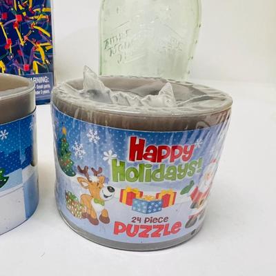 Puzzles, Mini Sphere, and Counting Piggy Bank