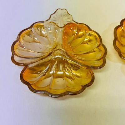 2 Carnival Glass Dishes