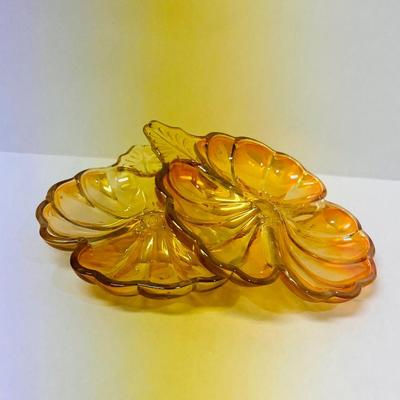 2 Carnival Glass Dishes