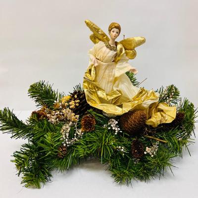 Vintage Angel in Green Centerpiece
