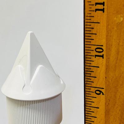 Vintage White Milk Glass - Swiss Mountain Cabin Bottle