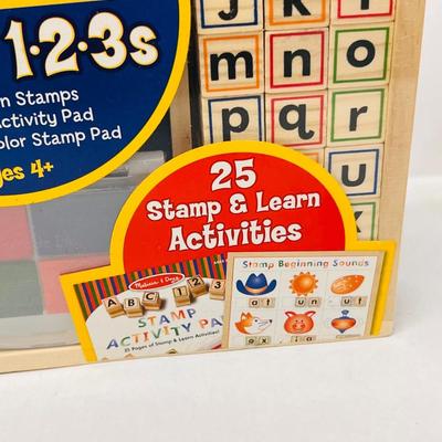 Melissa & Doug Deluxe Wooden Stamp Set
