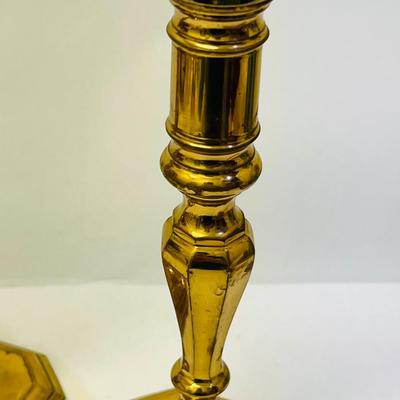 Pair of Brass Candlestick Holders