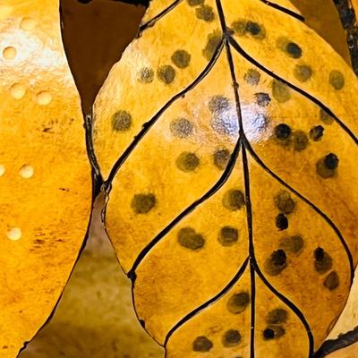 Beautiful Gourd with Leaf Design