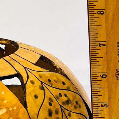 Beautiful Gourd with Leaf Design