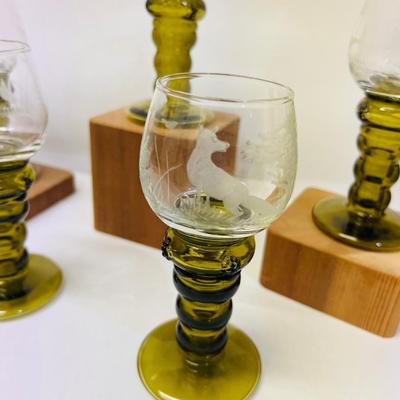 Vintage Roemer Rhine Cordial Glasses