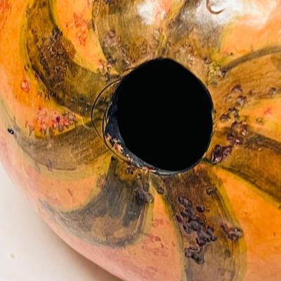 Beautiful Hand-Painted Hanging Gourd