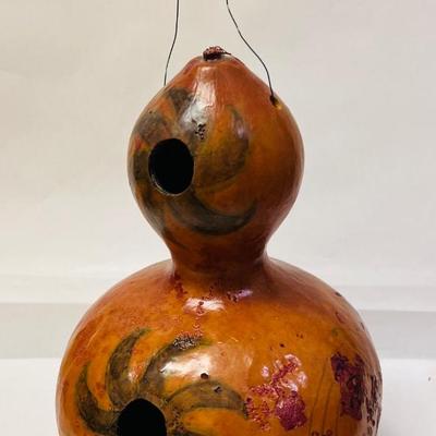 Beautiful Hand-Painted Hanging Gourd