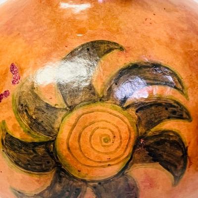 Beautiful Hand-Painted Hanging Gourd