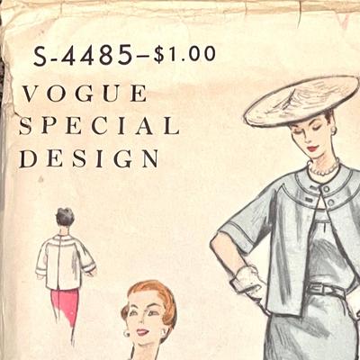 Vogue Special Design No. 4485 size 16 bust 34 hip 37 1954