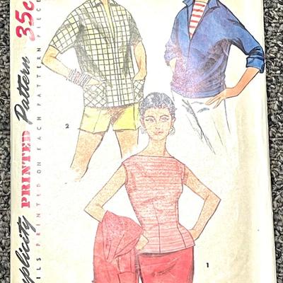 Simplicity Printed Pattern No. 1172 size 12 bust 30