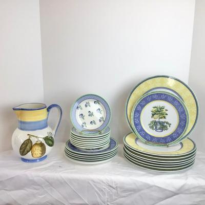 8173 Set of Villeroy & Boch Country Collection China