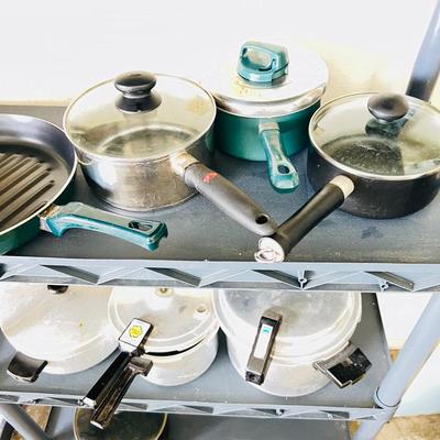 Presto and Mirro Pressure Cookers and Wearever Cookery (G-JM)
