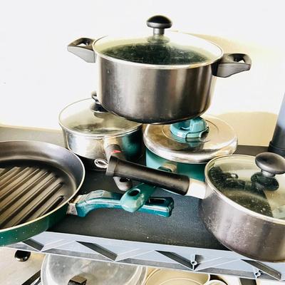 Presto and Mirro Pressure Cookers and Wearever Cookery (G-JM)