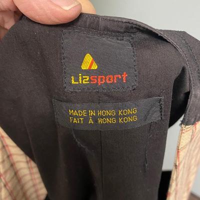 Lizsport Made in Hong Kong Button Dress Vest